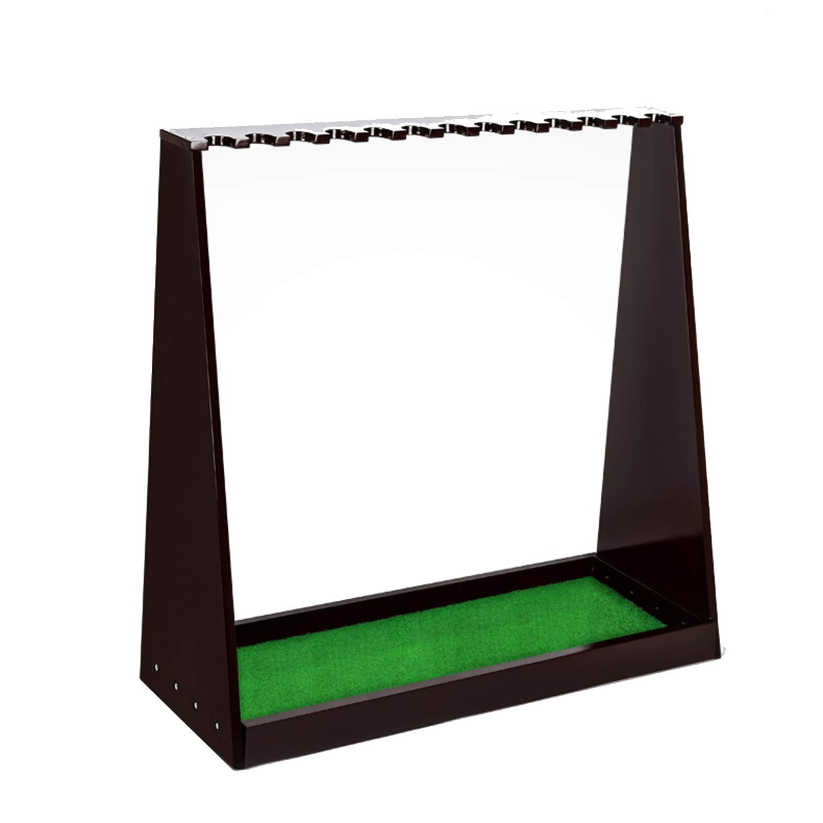 JLXJ Golf Club Organizers, Solid Wood Golf Club Display Stand Rack, Cue Storage Shelf for Indoor Outdoor, Easy Use,13 Hole (Size : 80×30×80cm)