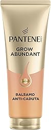 Pantene Grow Abundant Anti-Shedding Conditioner 250ml for Fine and Weak Hair, Makes Hair 5 Times Stronger Increasing Its Resistance Against Breakage, with 1500mg Pro-V B5 Complex + Amino Acids