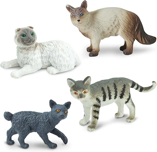 Miniatura 4 de Safari Ltd. Figurines de gatos domésticos, Toob, 11 unidades