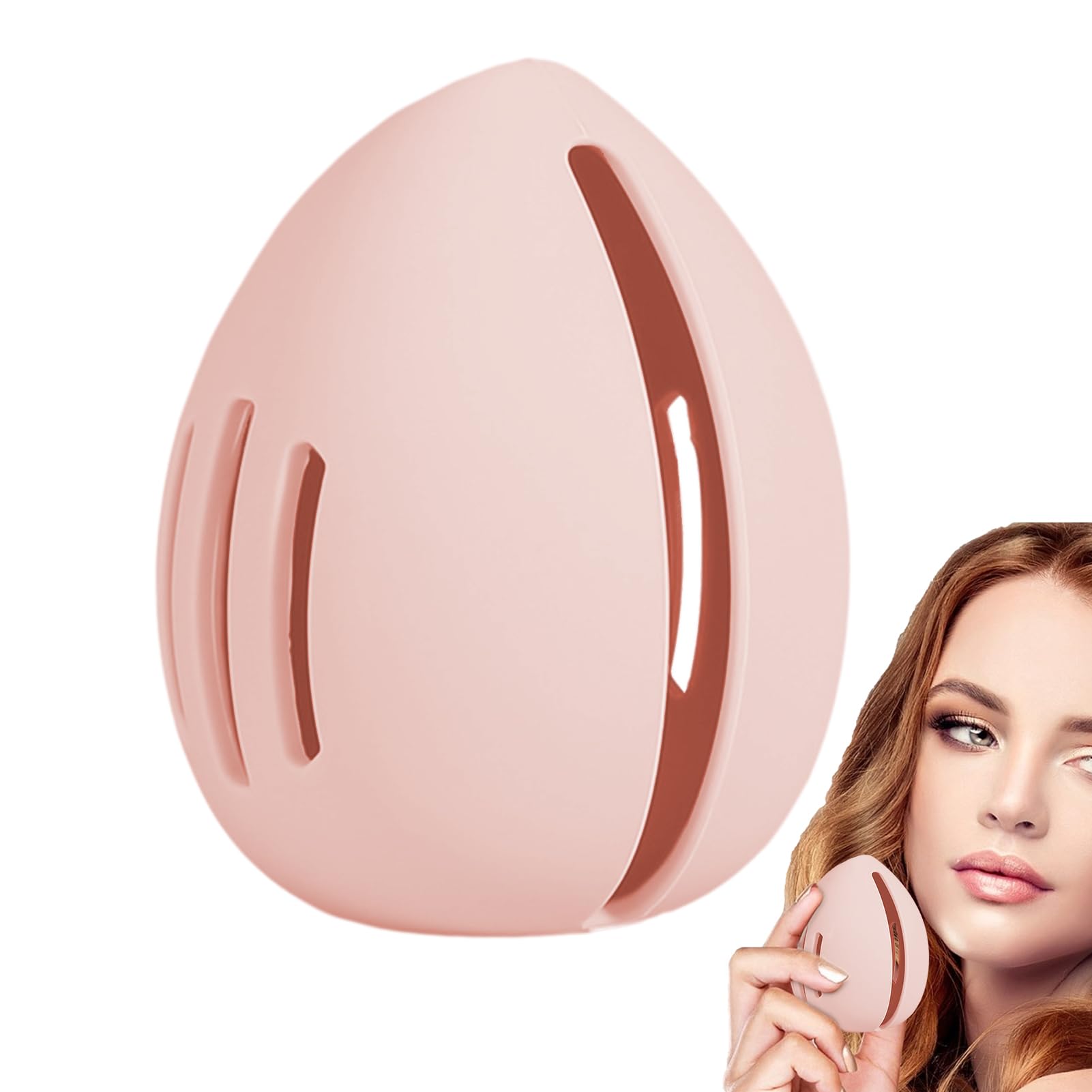 Beauty Sponge - Estuche de viaje para esponja de maquillaje, esponja de silicona suave, funda de viaje, funda de esponja cosmética a prueba de polvo para viajes, vacaciones Anulely