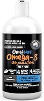 Vista 12 de Aceite de pescado 100 % puro, con omega 3, 6 y 9 para perros y gatos, 32 onza