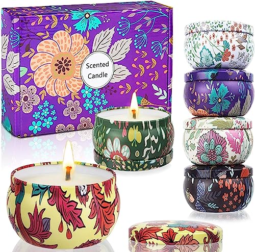 Duftkerzen Geschenkset - Natürliches Sojawachs Aromatherapie Kerzen Set...