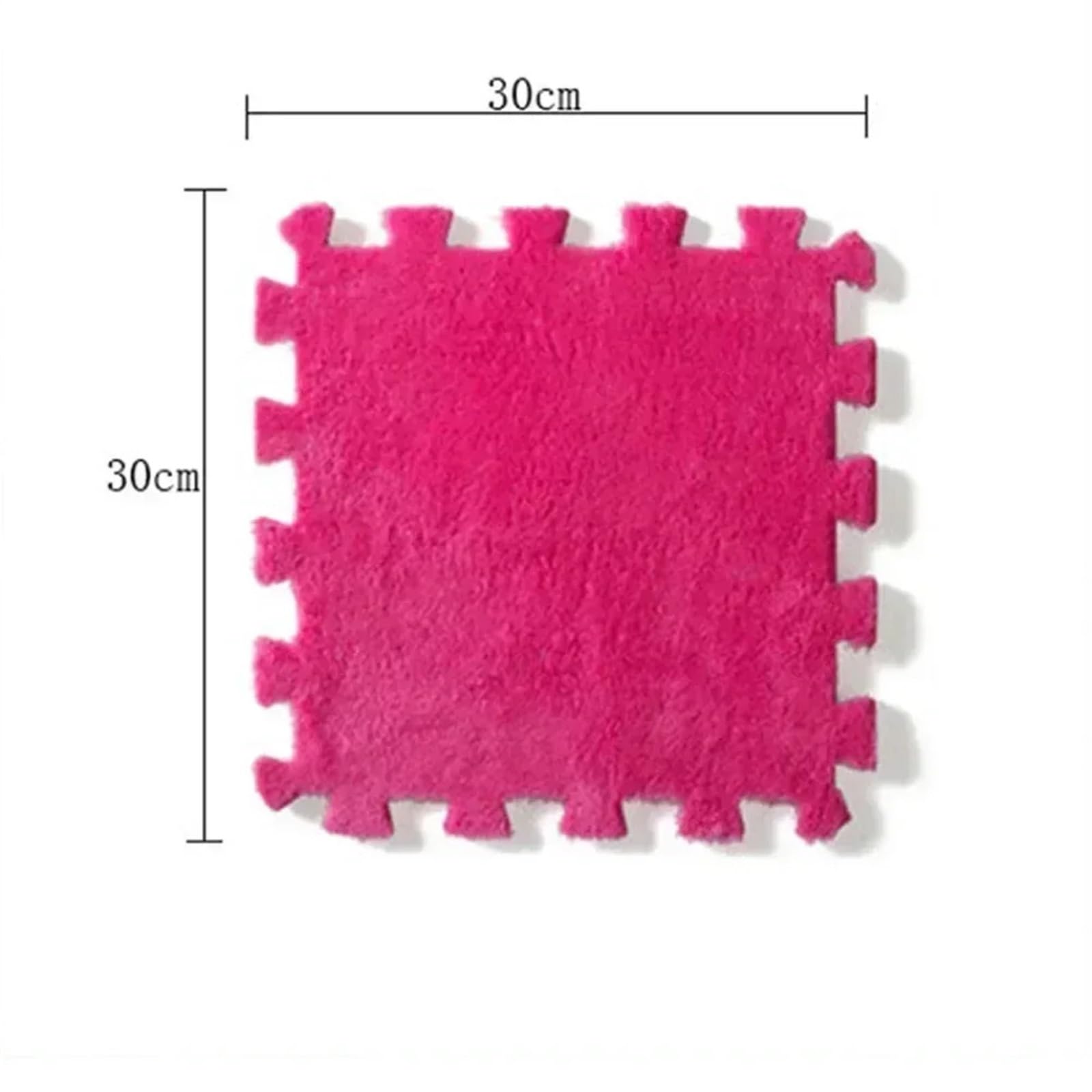 Pluszowa mata puzzlowa, Pluszowa mata podłogowa z pianki Puzzle Multicolor 1/3/5/7/9/11 szt(Color 1,11PCS)