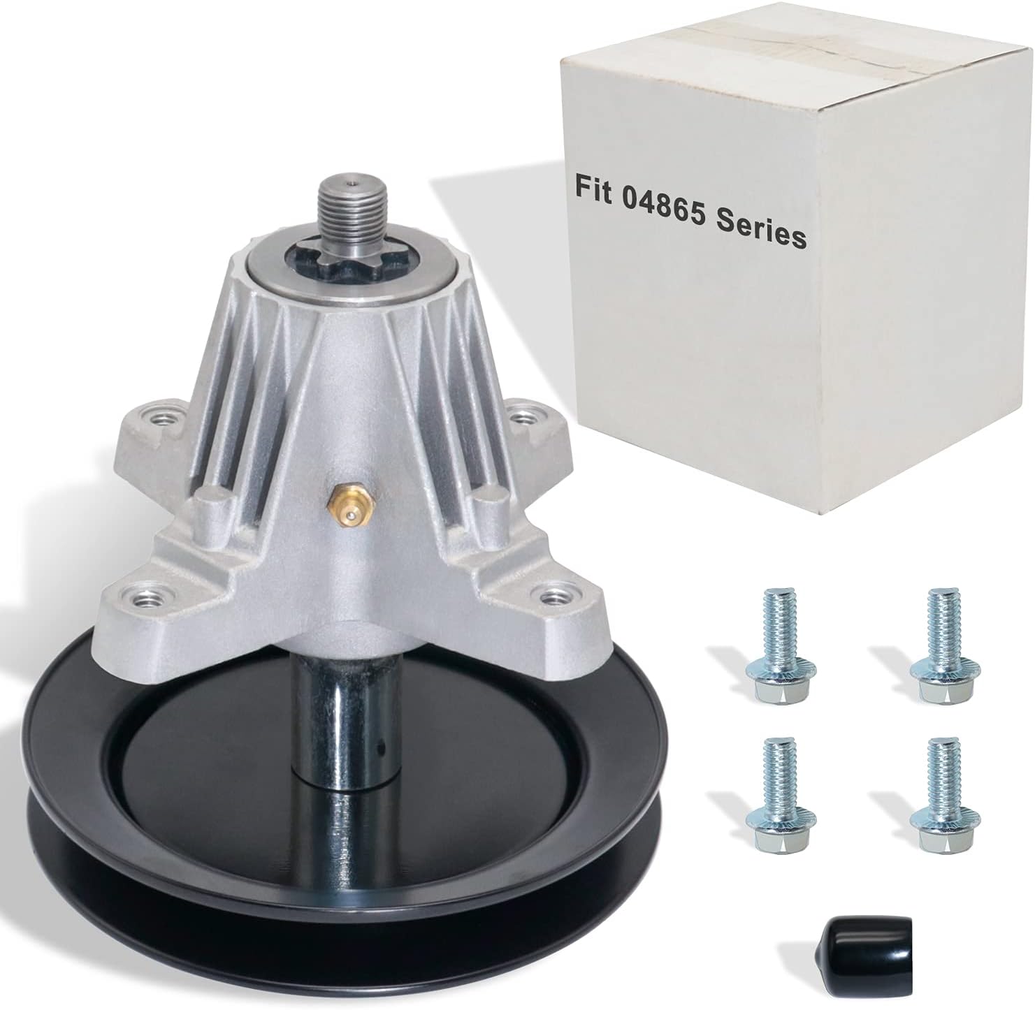 CheeMuii 918-04865A 918-04865 918-04636A 918-04636 46" Deck Spindle Assembly for Cub Cadet MTD 618-04865A 618-04636A 618-04636 756-04356 Sunbelt B1CC113 LTX1045 Series 46 inch Deck with 4 Bolts