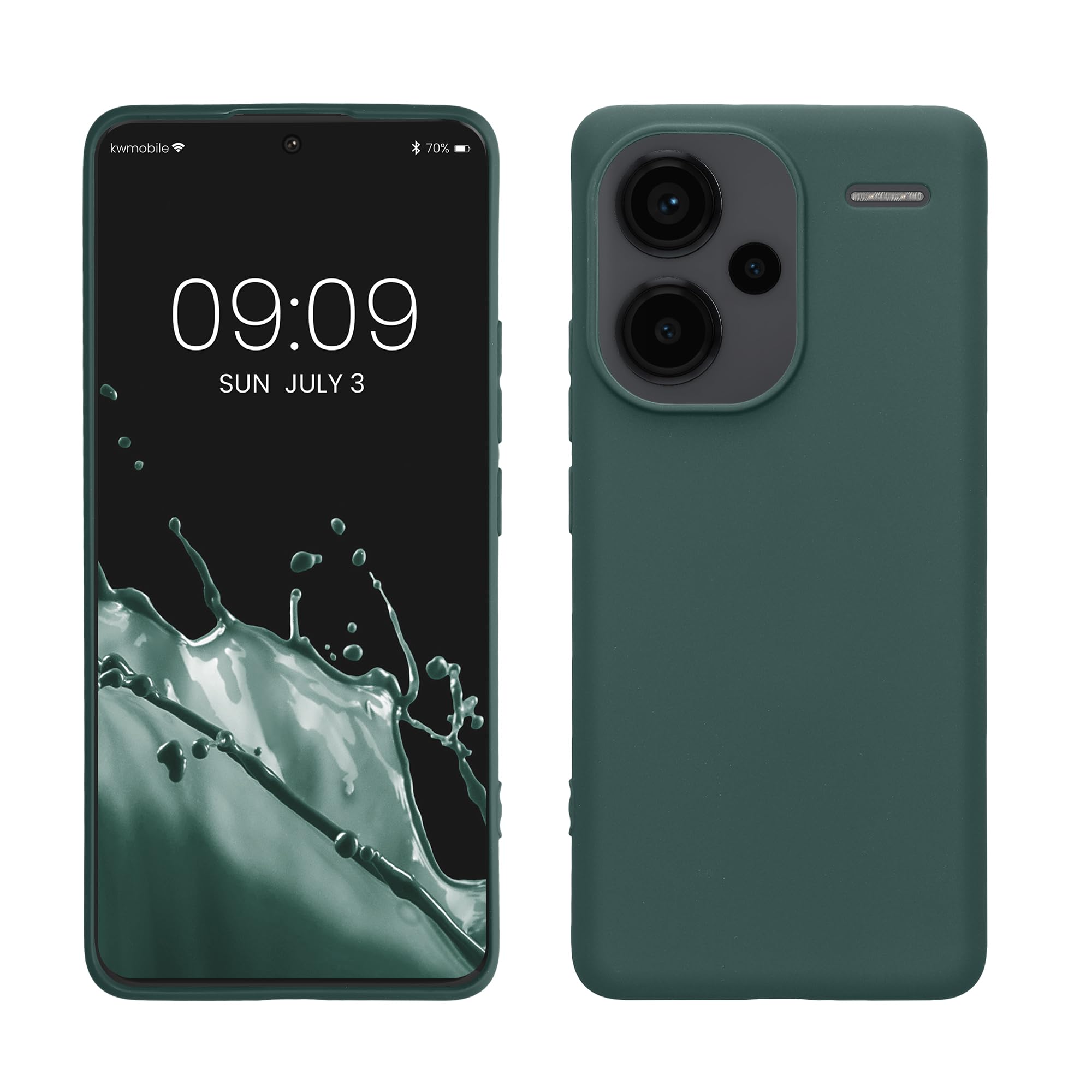 kwmobile Case for Xiaomi Redmi Note 13 Pro+ 5G / Redmi Note 13 Pro Plus 5G Case, Soft Cover, Shockproof TPU Material