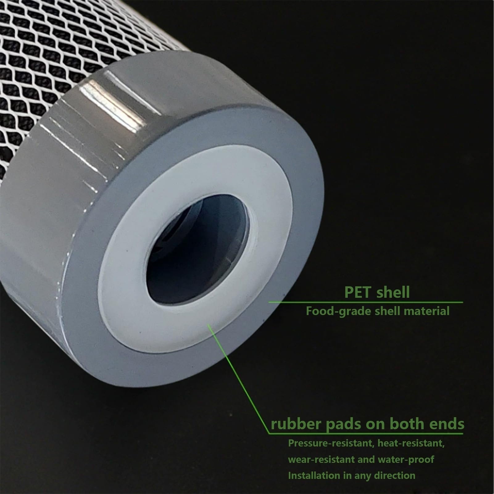 4 szt. filtrów do wody CTO Carbon Block, 2,8" x 20" Zastępuje skompresowany węgiel aktywny, do systemów odwróconej osmozy pod zlewem