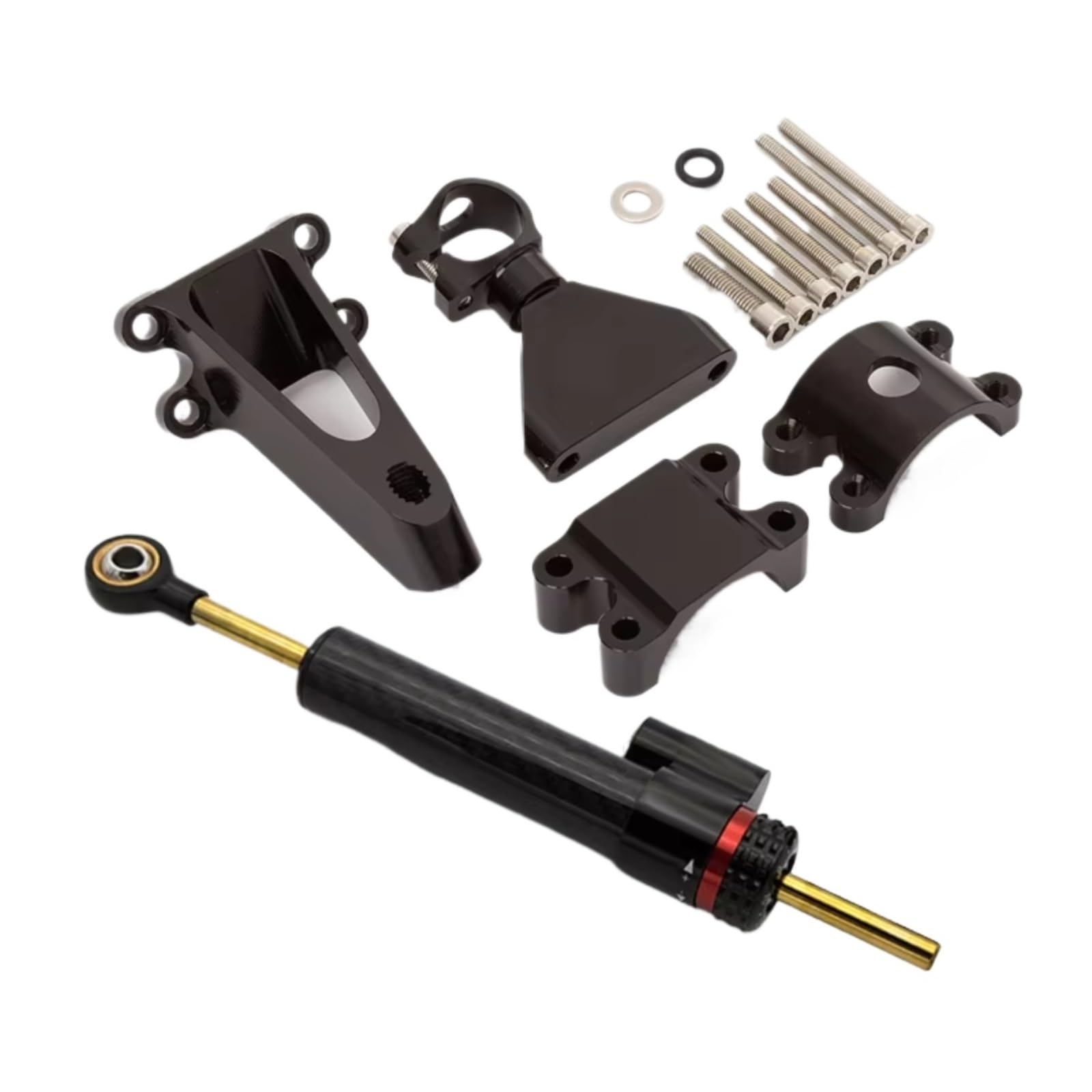 Compatible con CBR600 para F4i 1999-2003 Estabilizador del Amortiguador De Dirección De Motocicleta Kit De Soporte De Montaje Universal Accesorios Amortiguador dirección Moto