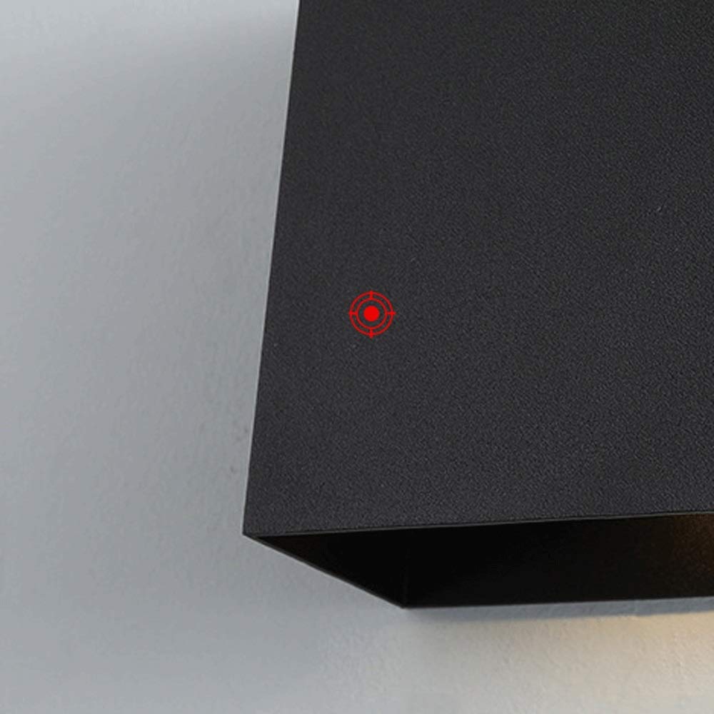 Nowoczesna lampa ścienna LED 6W, metalowa lampa ścienna do wnętrz, oświetlenie wewnętrzne do korytarza, sypialni, korytarza i schodów, ciepła biel
