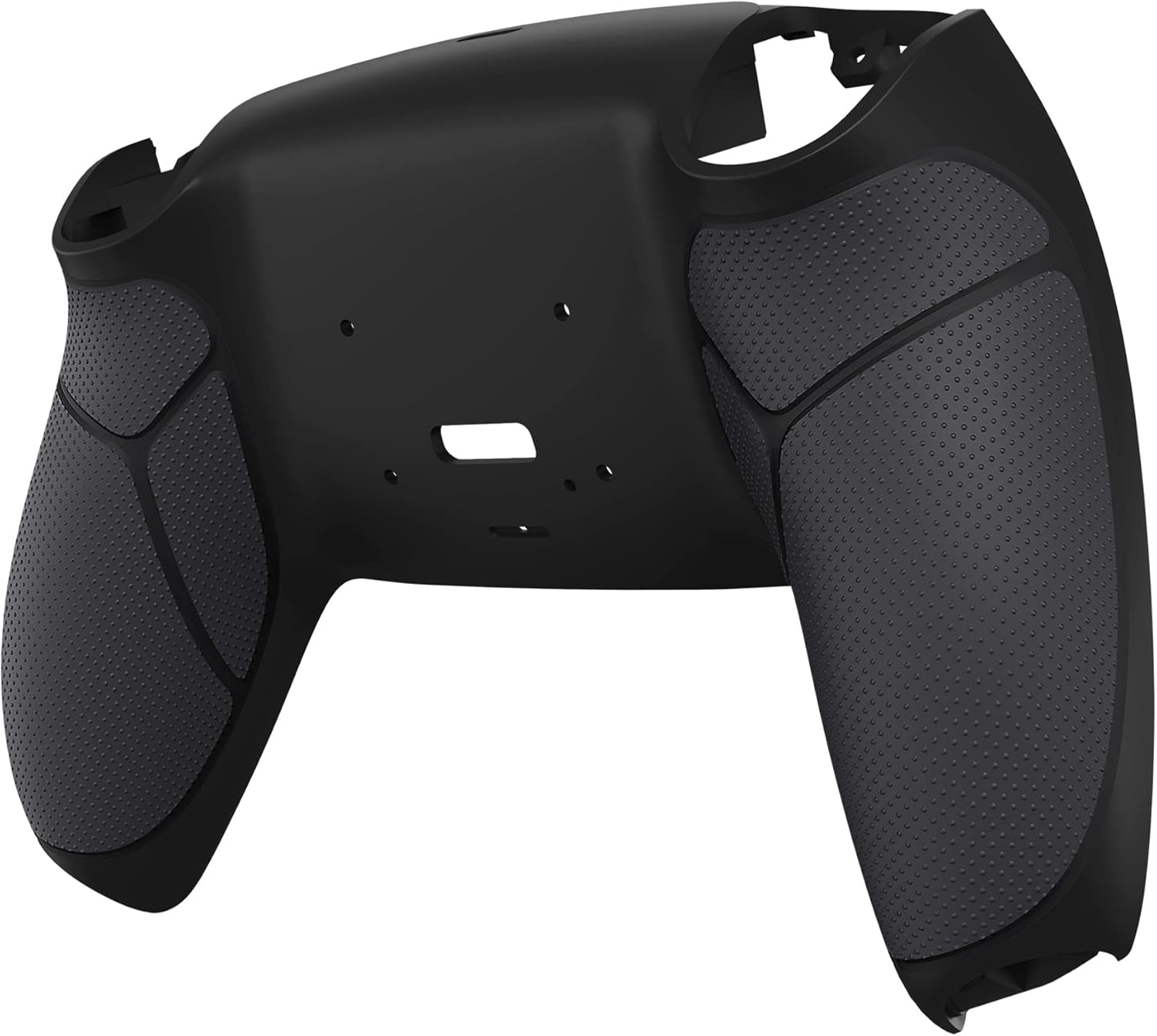 Black Performance Rubberized Grip Redesigned Back Shell for PS5 Controller eXtremerate Rise & RISE4 Remap Kit - Controller & Rise Remap Board NOT Included - Image 4