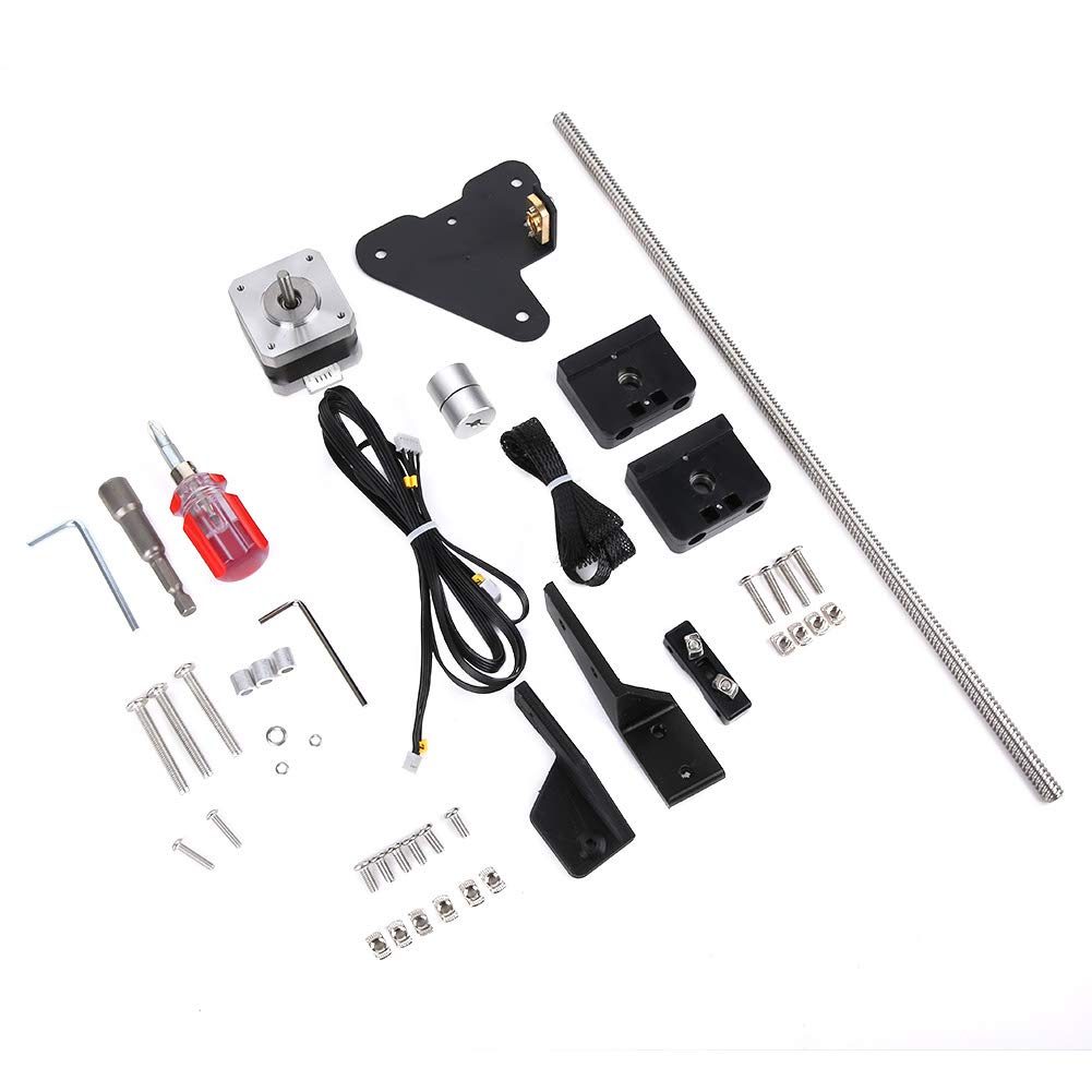 Für Creality Ender 3S / Ender-3 Pro 3D-Druckerkit, Dual-Z-Achsen-Upgrade-Kit, verschleißfeste Metallplatte aus Aluminiumlegierung Einfach zu installieren für Creality Ender 3S