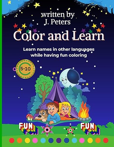 Color and learn: Learn names in other languages while having fun coloring