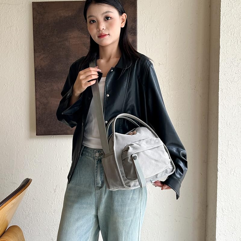 Casual Nylon Front Pocket Handbag Lightweight Large Capacity Cross Body Bag Outdoor Shoulder Bags for Women 20252