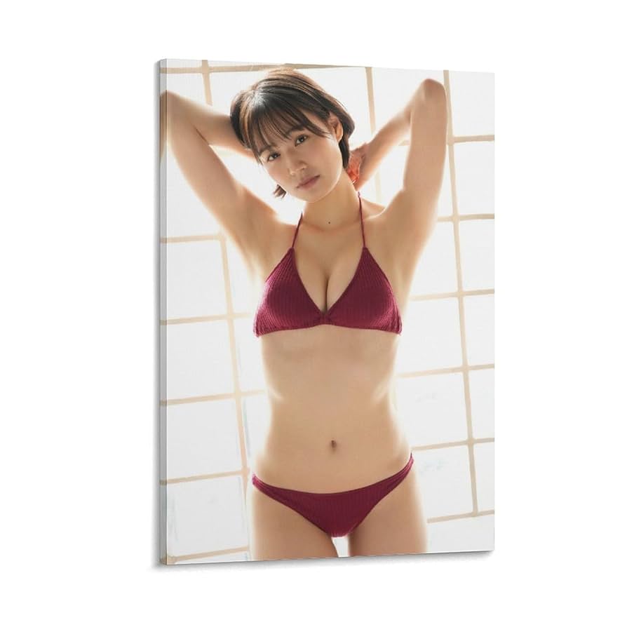 Amazon.co.jp: 新谷あやかセクシー 巨乳 清純カンバスのポスター