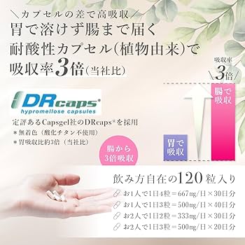 Amazon | 【日本製】β－NMN サプリメント 20,000mg (166.7mg×120粒