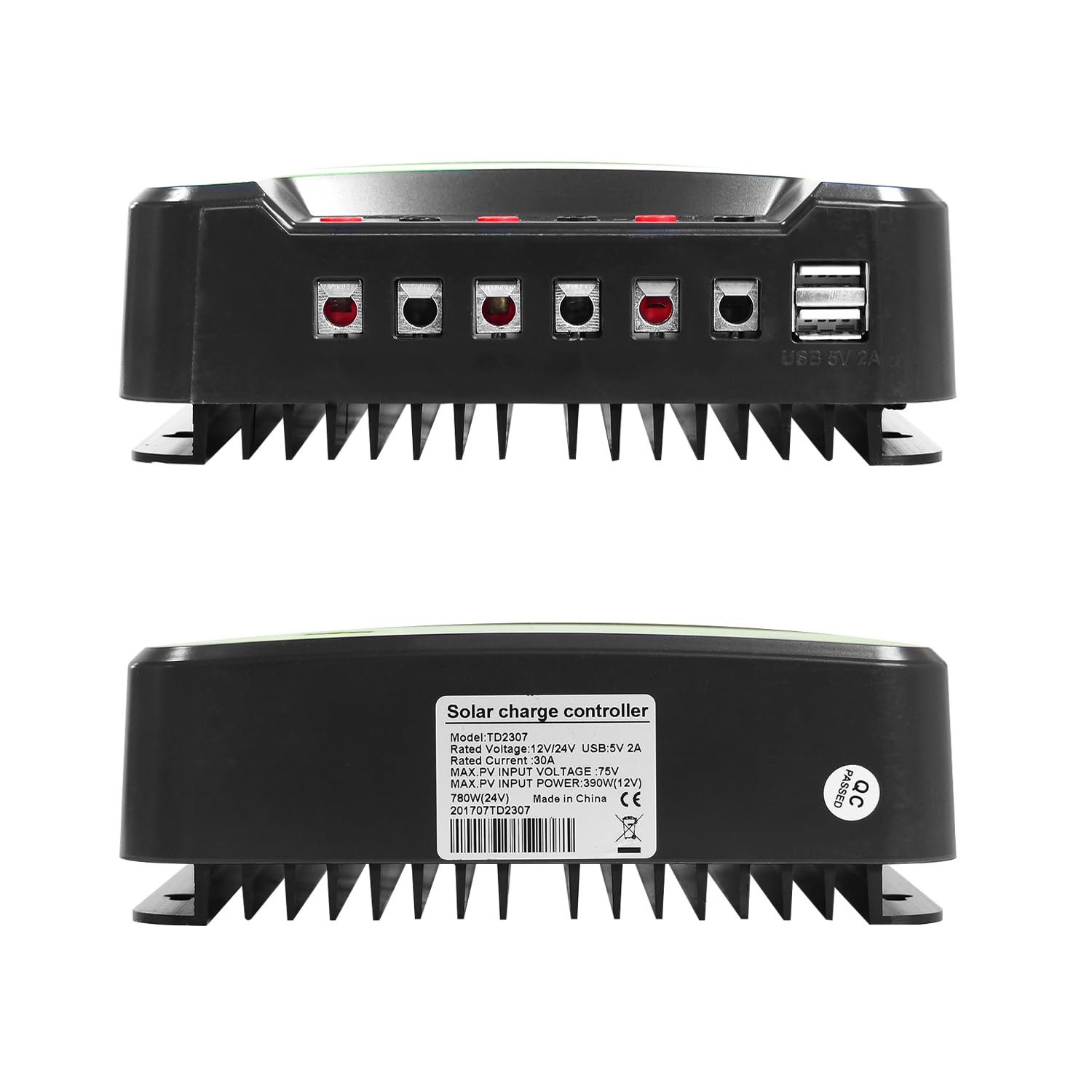 MPPT Regolatore di carica 30A 12V 24V Auto Max PV 75V, modulo Bluetooth APP controllo pannello solare regolatore di carica solare per gel sigillato AGM litio LiFePO4