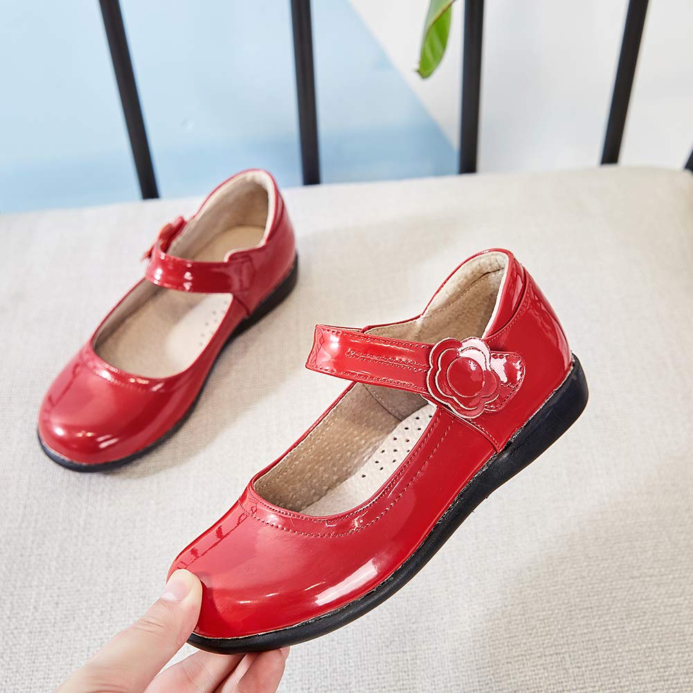 SWDZM Fille Chaussure Flat Mary Janes Fille Chaussures de Princesse Chaussures Ballerine Modèle-KM222