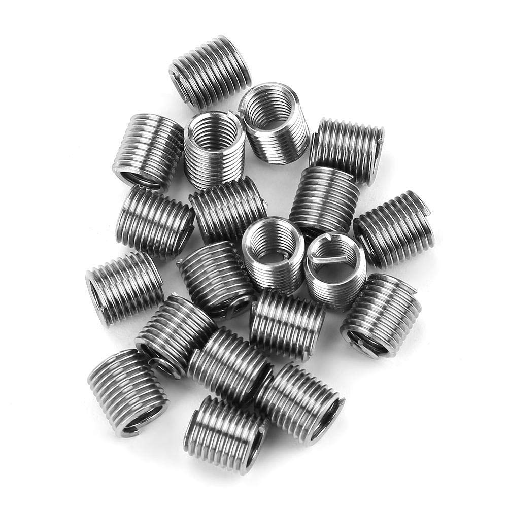 Kit Riparazione Inserti Filettati Acciaio Inox 304 M6x1.0x2D per Manutenzione Meccanica Industriale