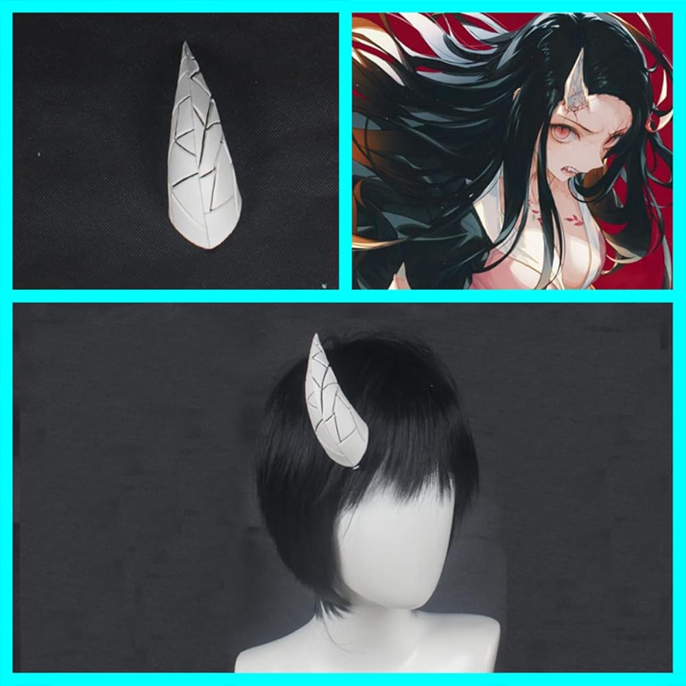 Amazon.co.jp: [SPDD] 竈門 禰豆子 鬼角 コスプレ道具 鬼滅の刃