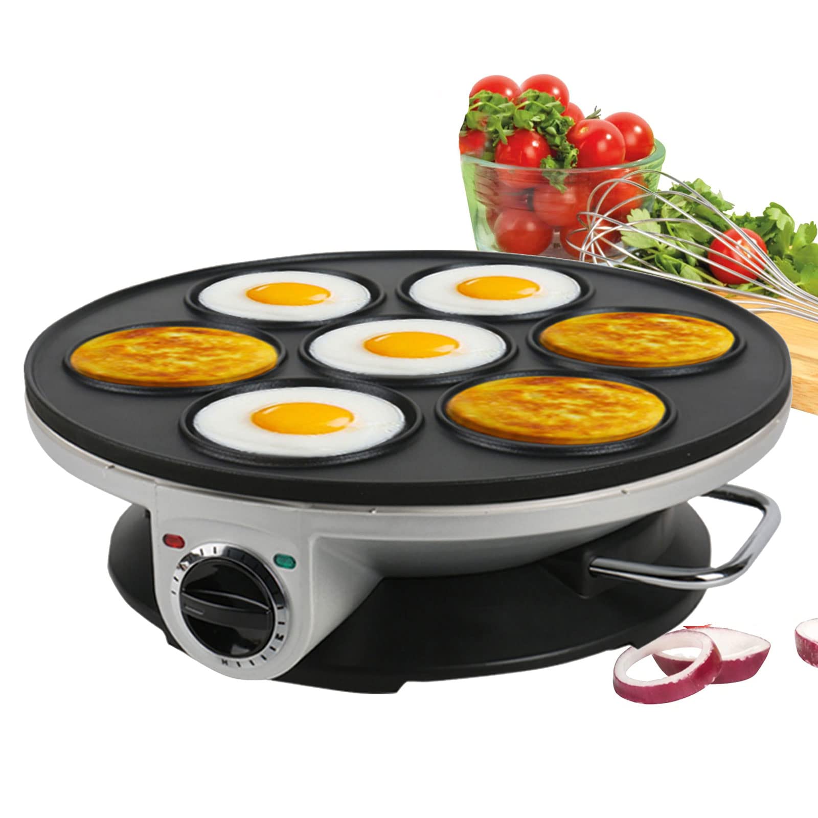 Aifa Antihaft-Omelett Frittata Snack Pocket Maker Frühstück Compact Omelett Make