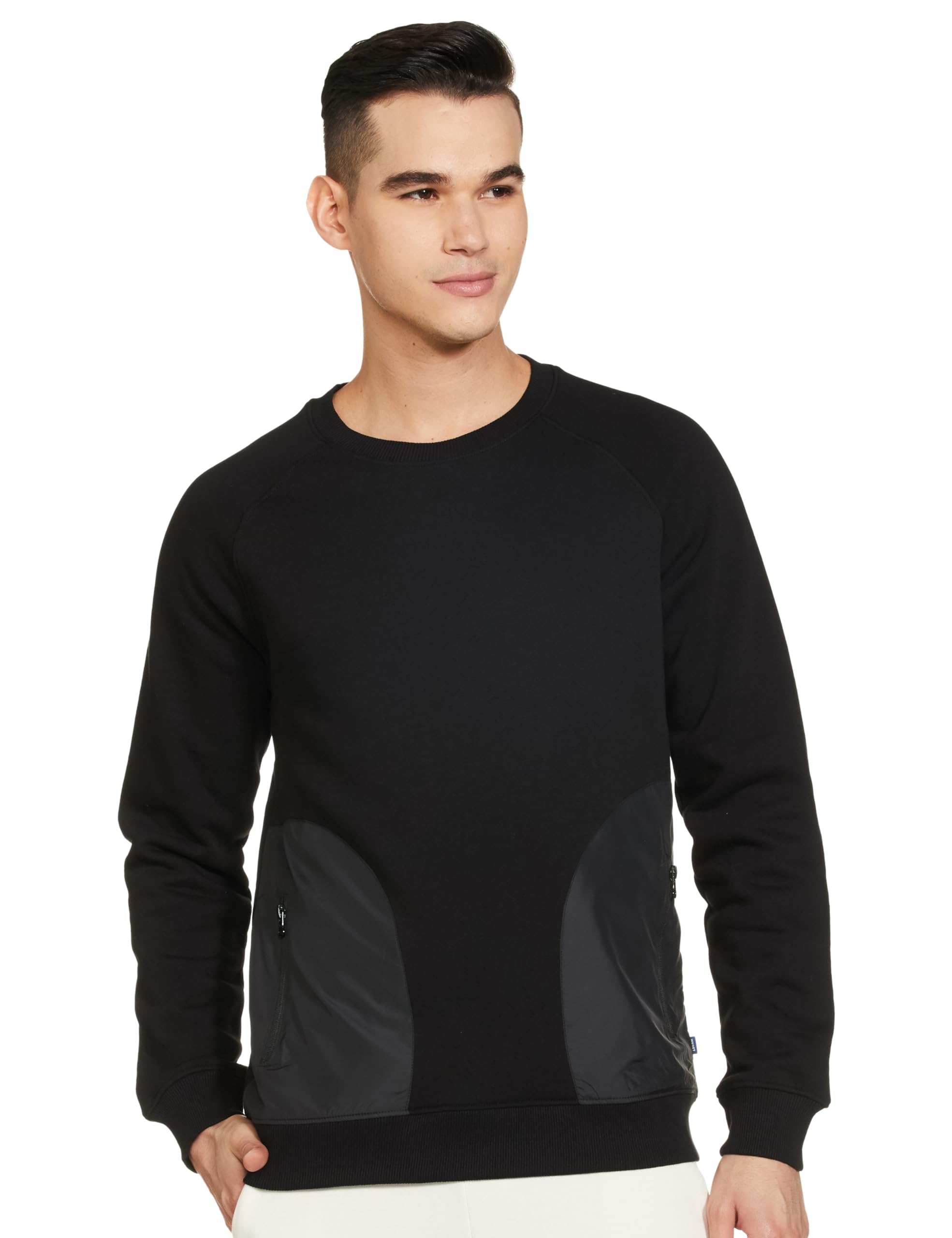 Amazon Brand - Symbol Men Cotton Rich Heavy Weight Crew Neck Sweatshirt (Regular Fit)-picture-35