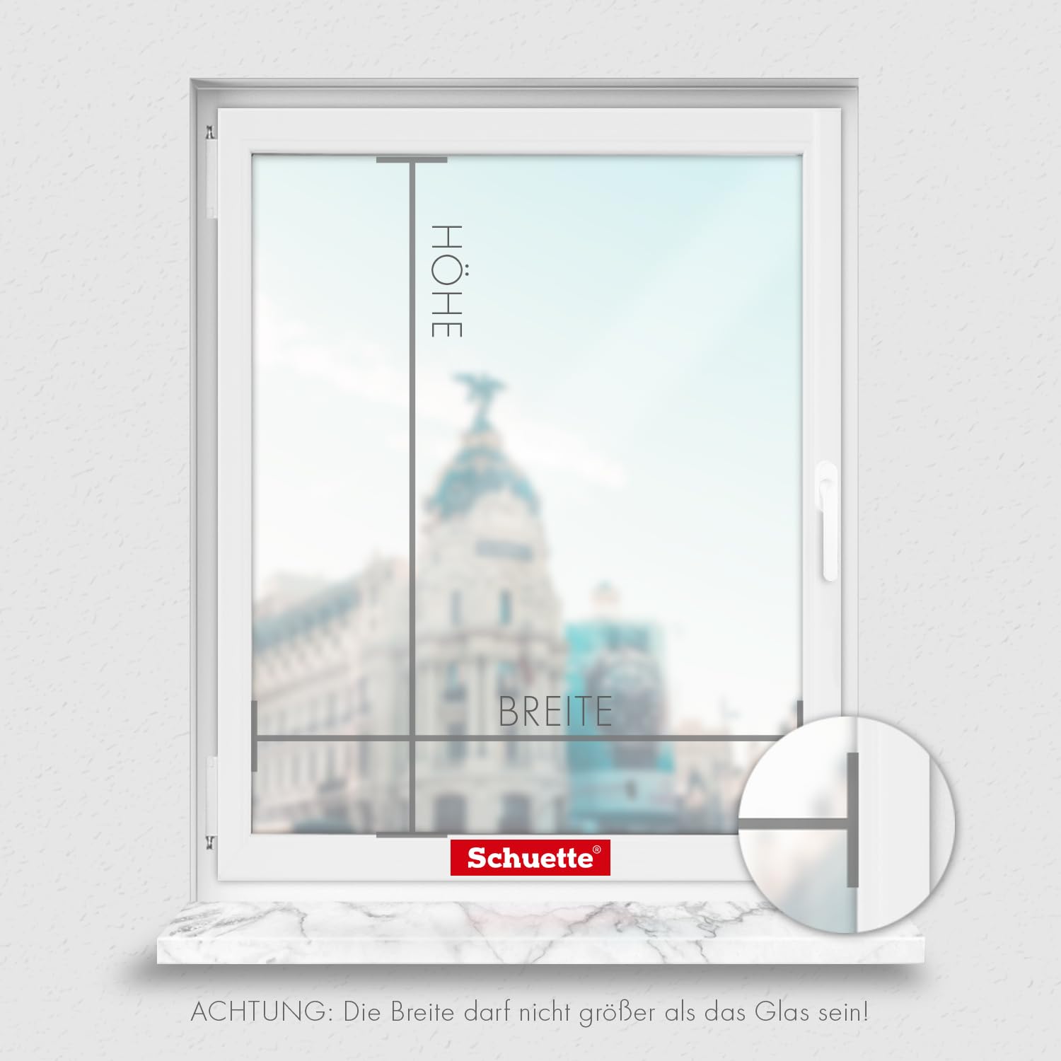 Schuette® Plissee ohne Bohren zum Kleben ● Premium Kollektion: White Day (Weiß) ● 60x80cm (Breite x Höhe) ● Suprafix Klebe- & Schraubhalter 2in1 Set Letsbond ● Bequeme Rollo