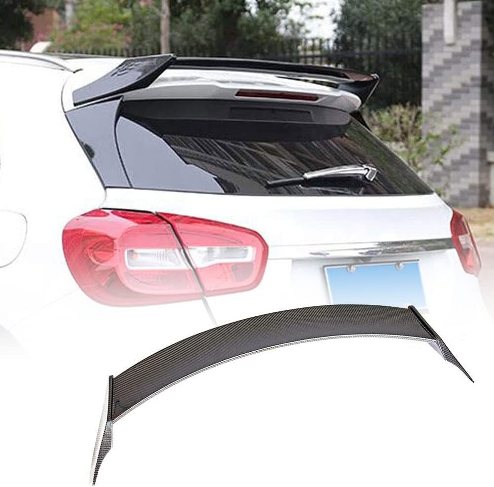 X156 CF Roof Spoiler, fits for Mercedes Benz GLA Class X156 GLA180 GLA200 GLA250 GLA45 AMG 2013-2018 Carbon Fiber Rear Top Lip Visor Spoiler