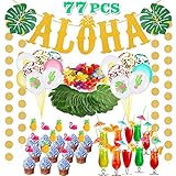 Mehrere Anlässe: Unser Hawaii-Partypaket ist die perfekte Wahl für jeden Anlass: Hawaii-Partydekorationen, Hawaii-Themengeburtstagsfeiern, Luau-Babypartyfeiern, Verlobungsfeiern, Brautduschen, Strandfeiern, Festivals, Veranstaltungen im Freien usw.