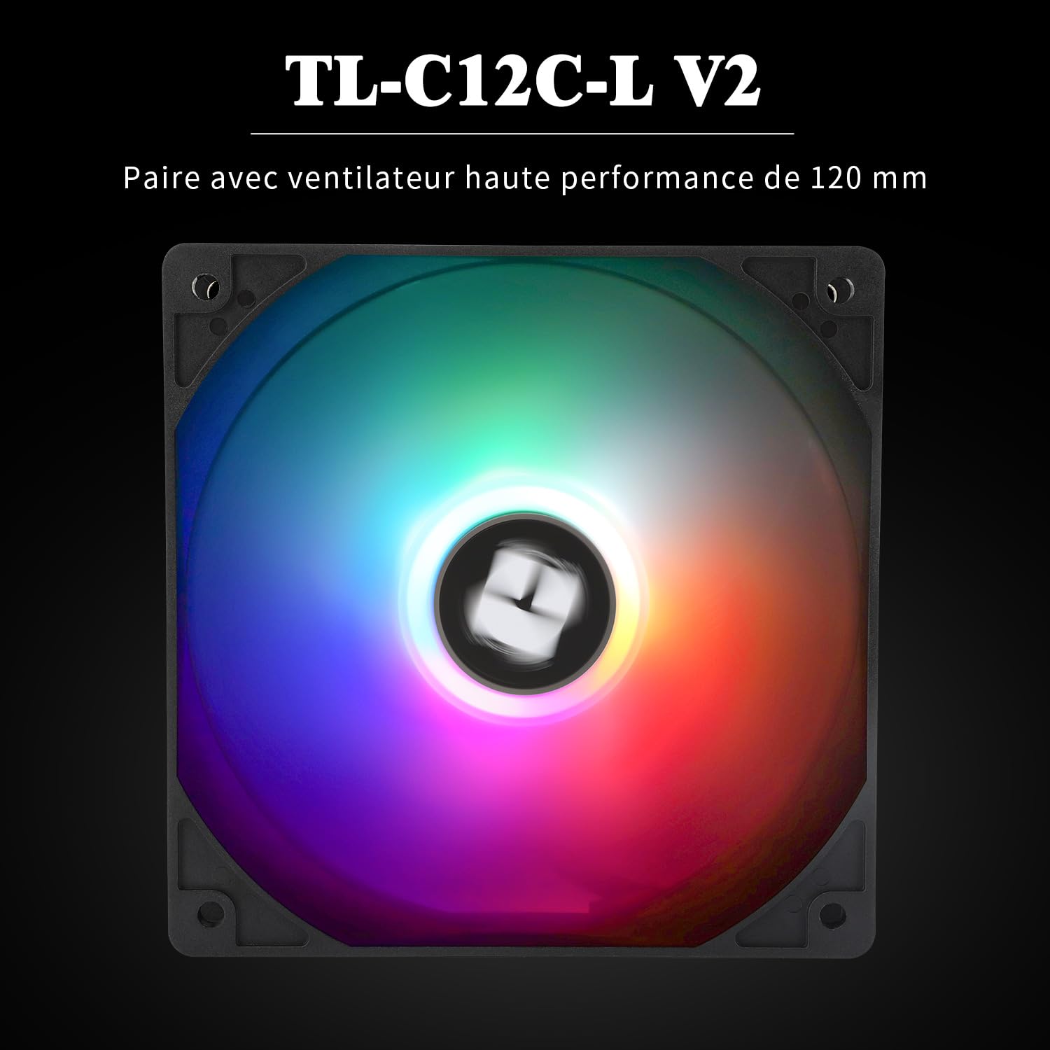 Thermalright Assassin X 120R SE V2 Refroidisseur d’air de processeur,Refroidisseur de processeur de ventilateur silencieux PWM de 120mm,Couleur de lampe fixe,pour AMD AM4 AM5/Intel 1700/1150/1151/1200