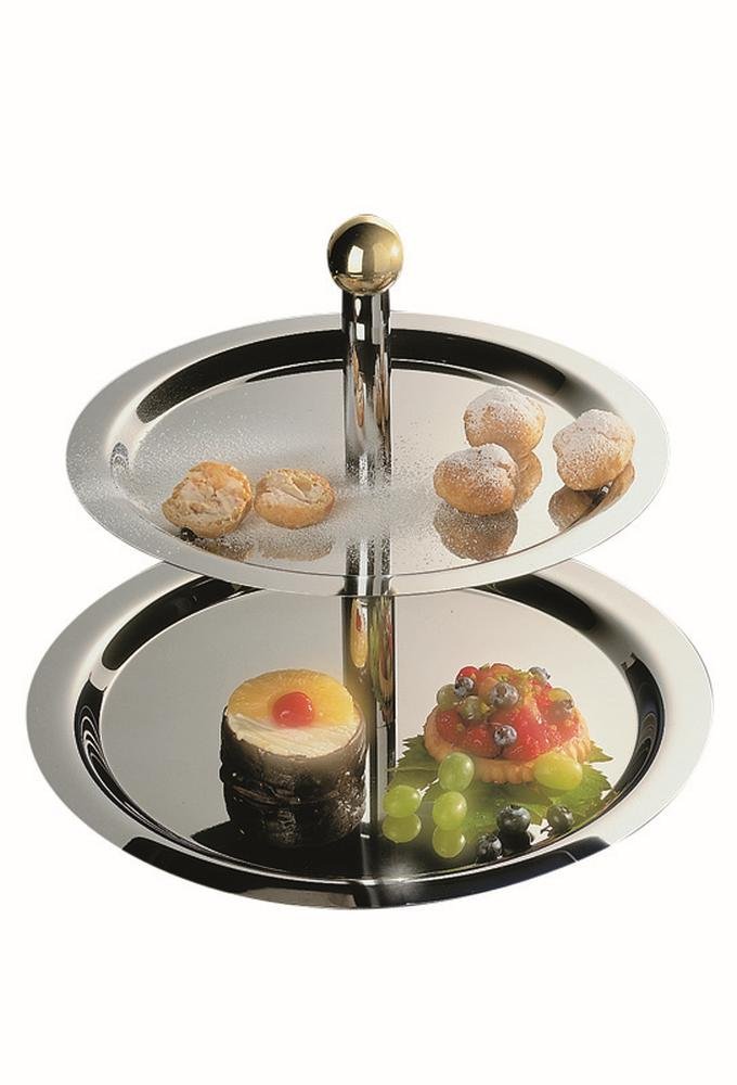 APS S025 acero inoxidable 2 Tier Display Bandeja