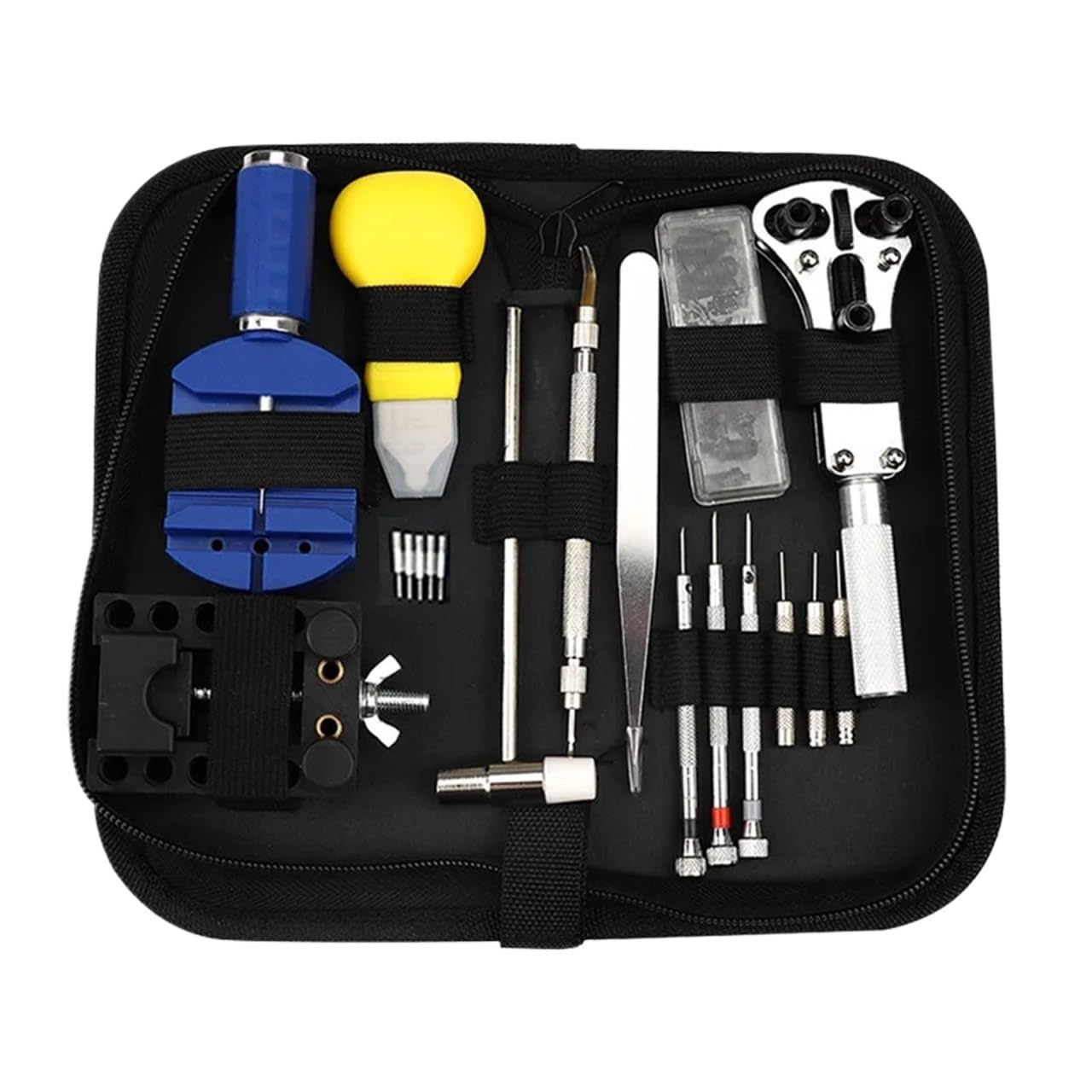 Uhrenreparatur-Sets Werkzeuge zur Uhrenreparatur Uhrenpflege Einstellen von Uhrenarmbändern Batteriewechsel 147 Teile Demontage und Montage