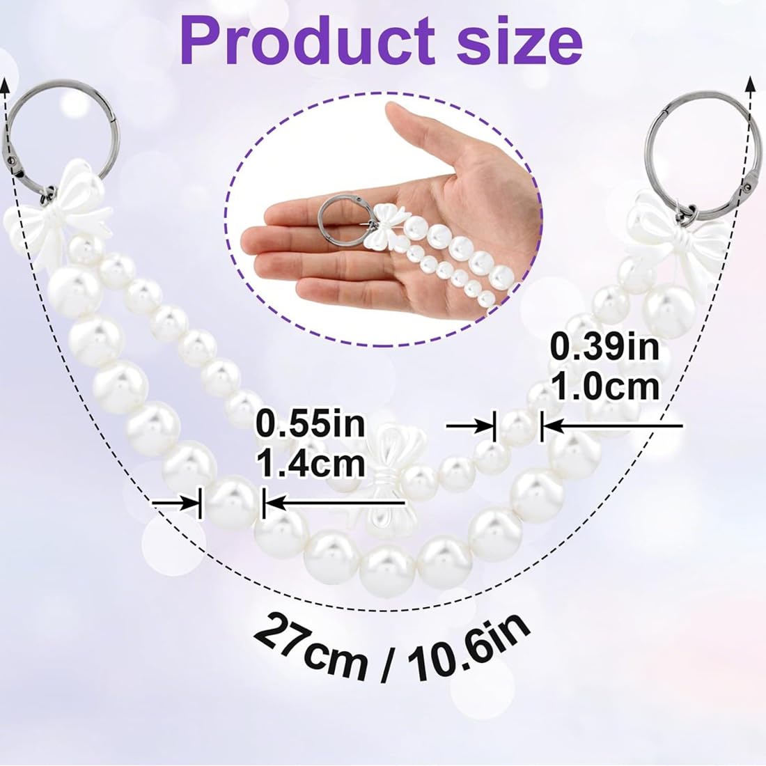 Mtiy Ciondoli Per Borse Bogg A Forma Di Pioggia, Lettere E Fiori – Accessori Decorativi Personalizzabili, Compatibili Con Borse Da Spiaggia, Confezione Da 2 - 3