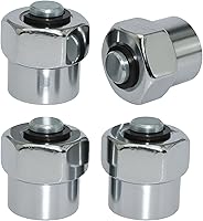 Lnkvorx 14mm Diesel Fuel Rail Block-Off Caps (4-Pack) for Cummins 5.9L/6.7L, Duramax 6.6L, Ford 6.7L - Injector Diagnostic Tool