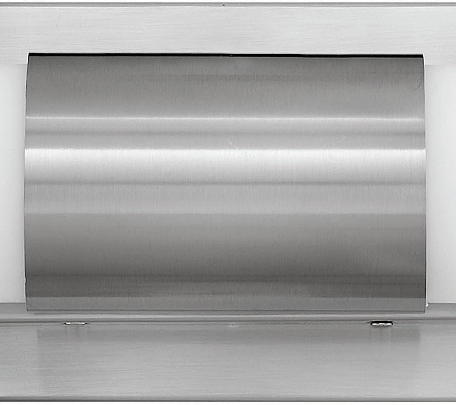 Hinkley Portia Medium Integrated LED 15W Bathroom Vanity Fixture, 19-inch, Etched Opal Glass Shade, Mount Vertically or Horizontally, Brushed Nickel
