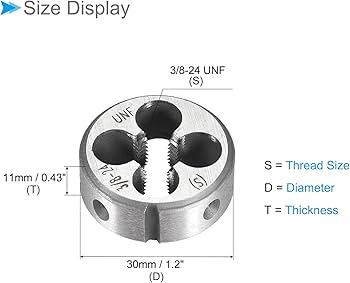 ラウンドダイス OSG 3個 Φ38 M8×1.25 未使用 倉庫長期保管品 Amazon.