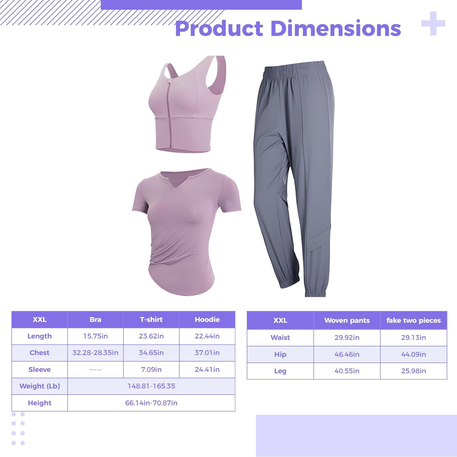 Conjunto de entrenamiento de 3 piezas para mujer, brasier deportivo, camiseta de manga corta y pantalones largos, ideal para yoga y gimnasio, tela de poliéster de elastano transpirable, diseño