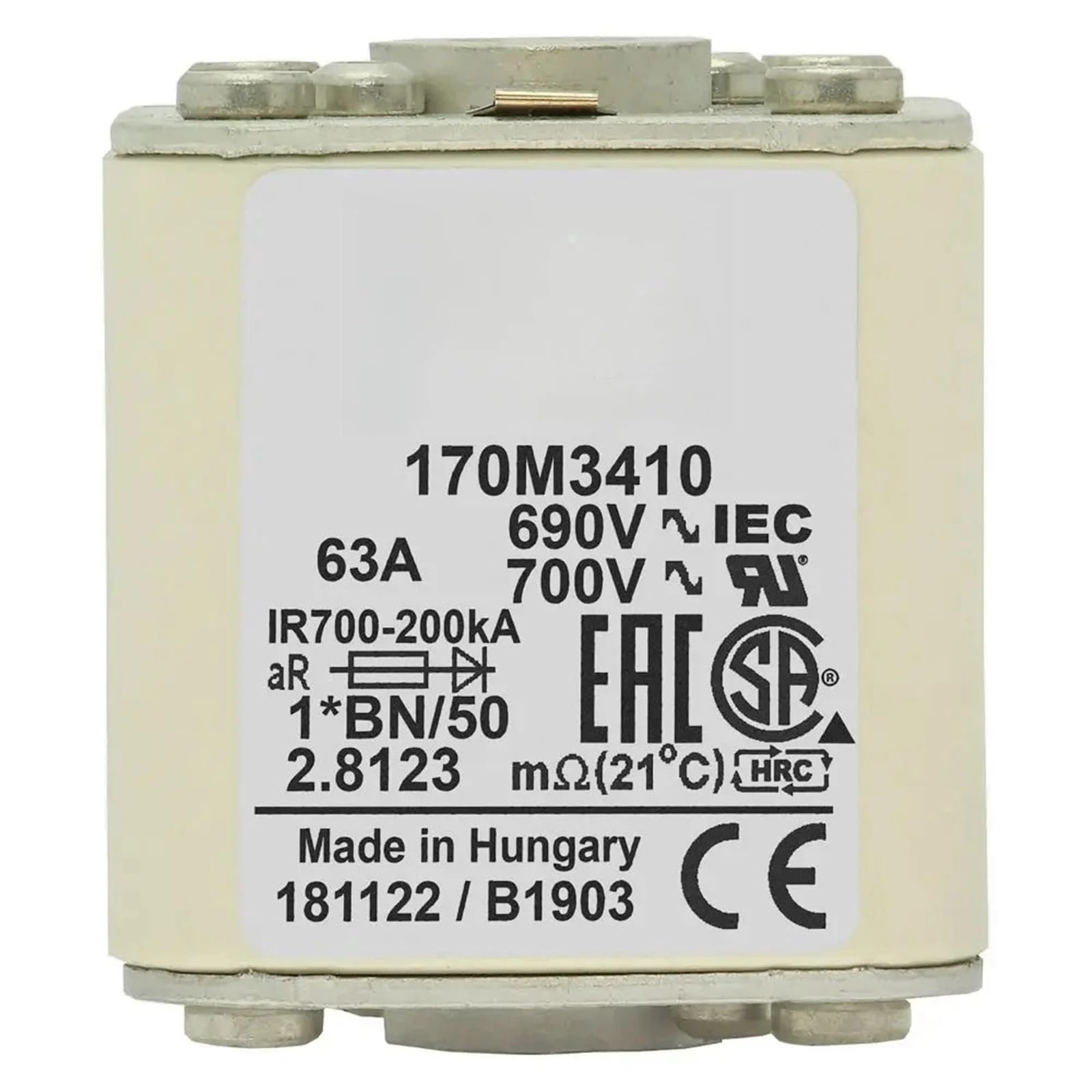 IPNDKBFL 170M3420 170M3421 170M3422 170M3423 170M3520 170M3521 170M3522 170M3523 Fuse(170M3423)