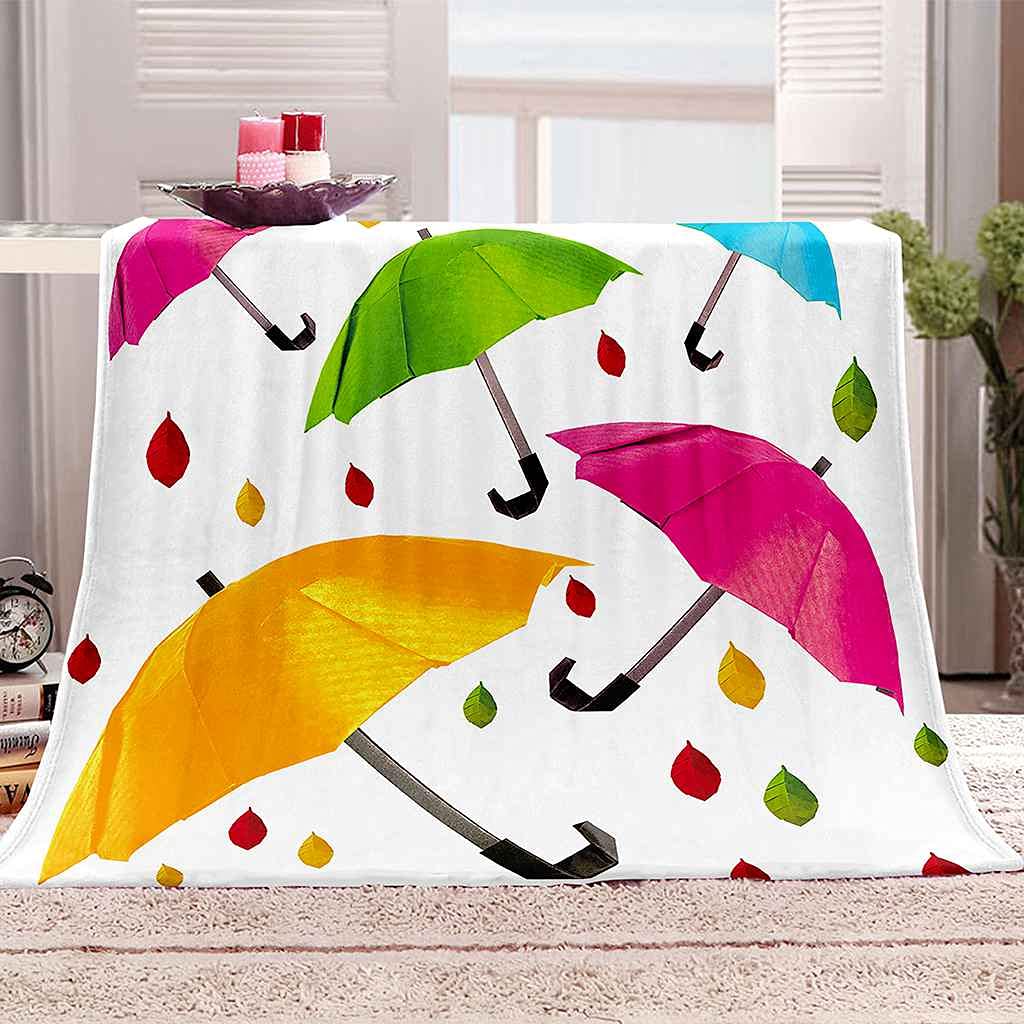 Couverture polaire impression 3D pour un intérieur joyeux et chaleureux