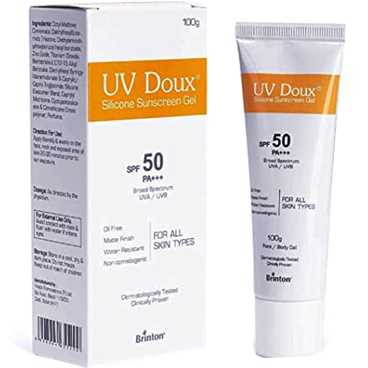 UV Doux Silicone Sunscreen Gel SPF 50