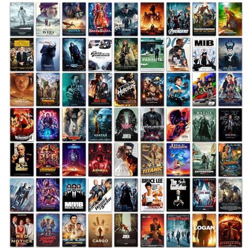 Image of VEENSHI Set of 54 Movie wall poster | Wall Art | Room Decor | Bedroom Decor | Size : 6x4 inch