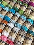 Gesamt: 58 Knäule Wolle Scheepjes - Scheepjes Stonewashed Riverwashed Garn Farbpackung - 58 Stück (1 Packung)