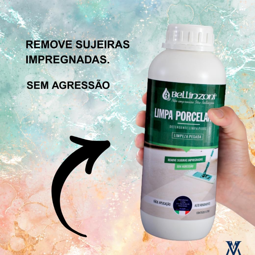 BELLINZONI LIMPA PORCELANATO LIMP PESADA 1L