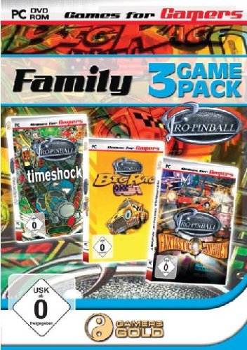 Games for Gamers Family Game Pack 1 - Pinball (Timeshock / Big Race USA / Fantastic Journey) [import allemand]