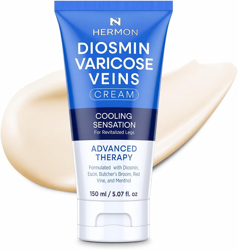 Hermon Gel-creme hidratante corporal para pernas com Diosmin, 150 mL