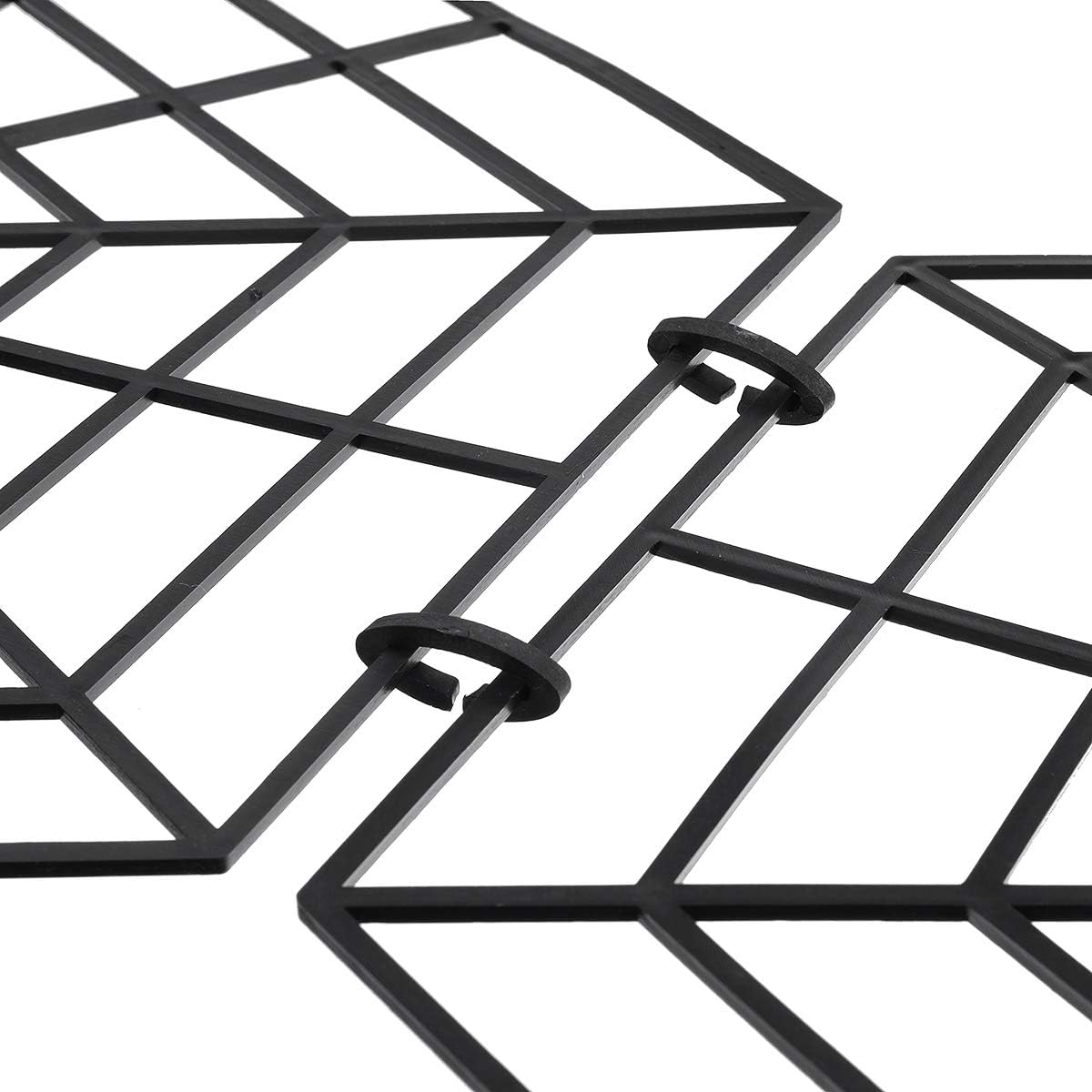 20Pcs/Set Fish Pond Guard Protector Grids Pond Fish Net w/ 40Pcs/Set Buckles for Fishing : Patio, Lawn & Garden