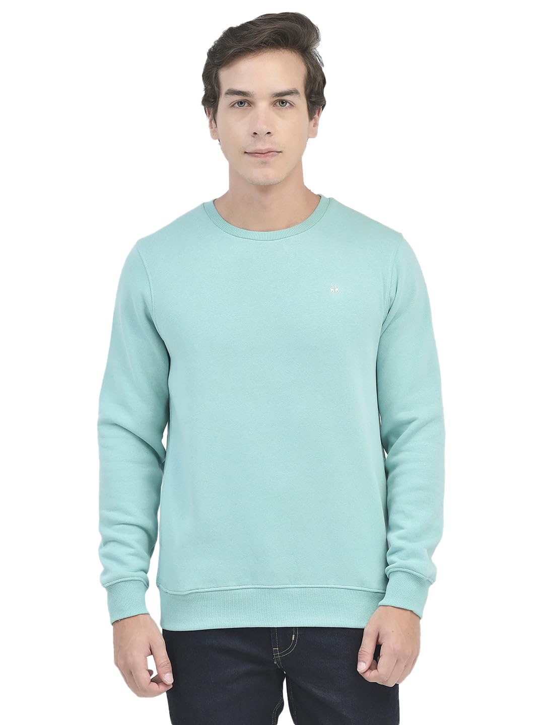 crimsoune club Men's Mint-Green Round Neck Sweatshirt-picture-55