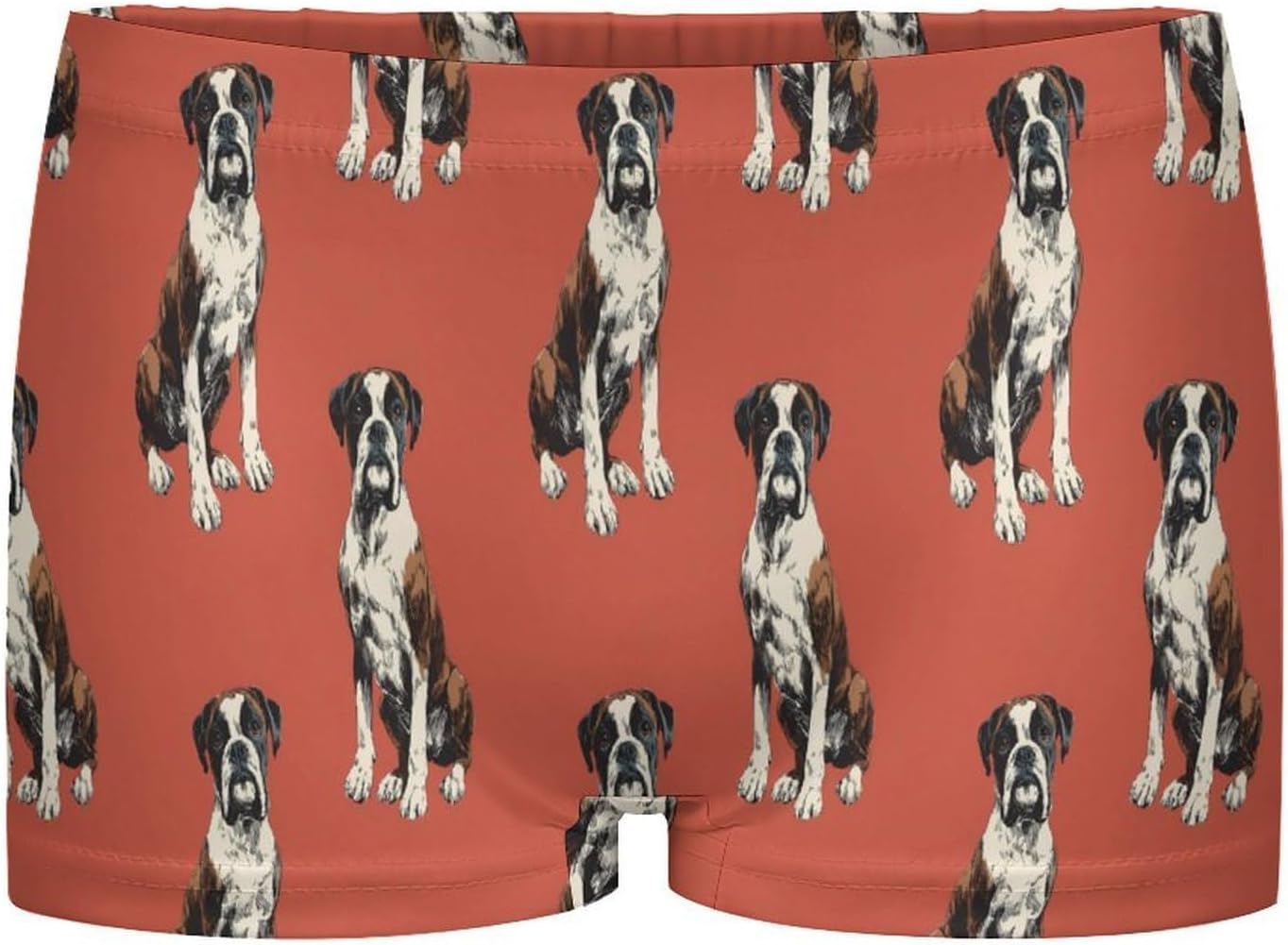 Boxer Dog Fashion Women's Boxer Briefs Breathable Underpants Trunks Stretch Underwear
