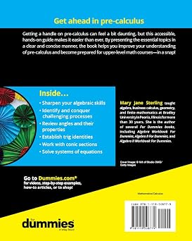 Pre-Calculus For Dummies