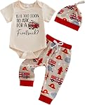 Western Baby Boy Clothes Farm Tractor Newborn Coming Home Summer Fall Outfit Sleeve Long Sleeve Romper Pants Hat Set