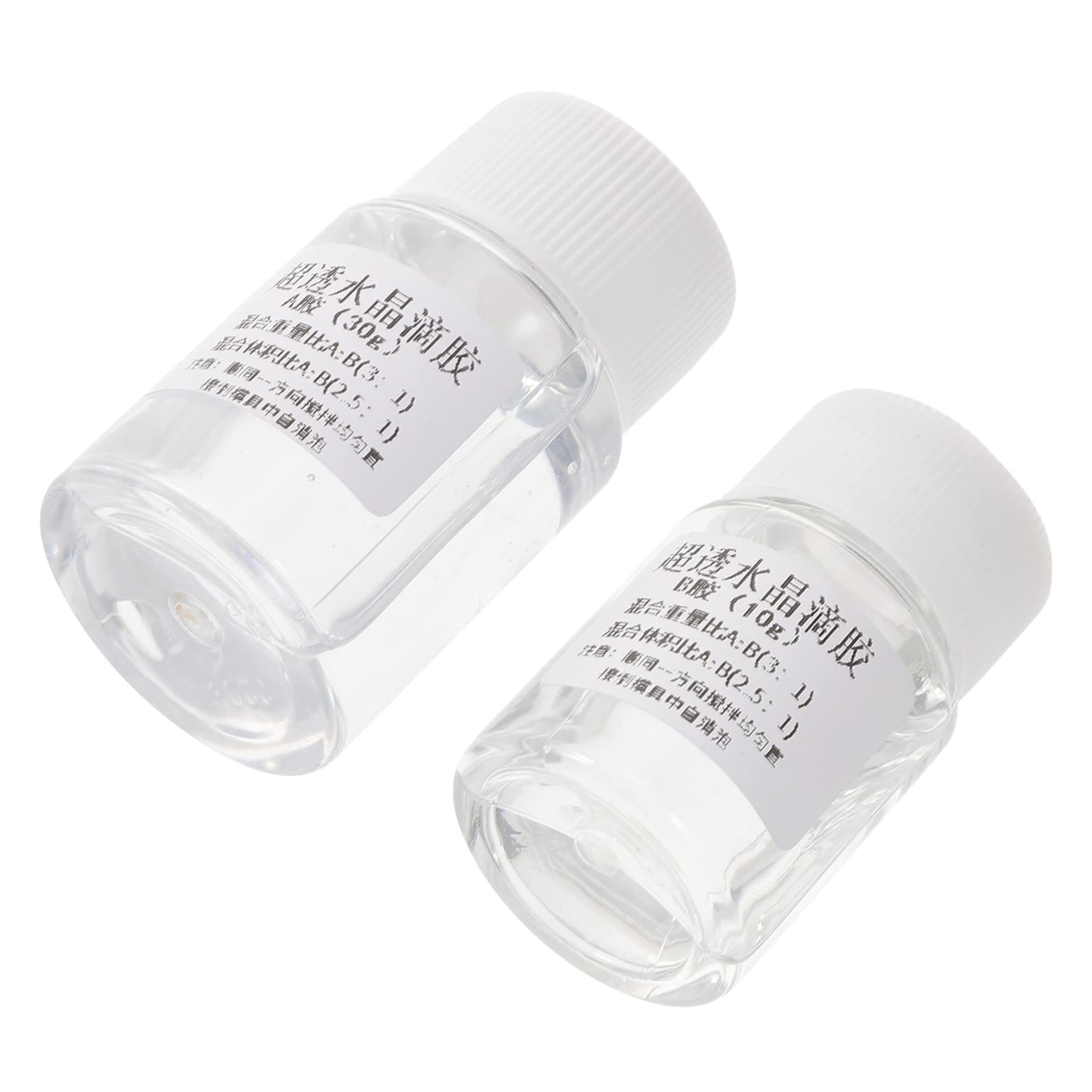 2 Sets Epoxy Resin Adhesive Epoxy Resin Glue 2 Part Epoxy Glue Clear 2 Part Epoxy Resin Two Part Epoxy Resin Clear Epoxy Resin Kit Resin Epoxy Two Part Epoxy Glue Filler Manual