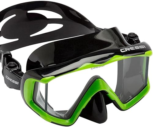 Miniatura 12 de Cressi Máscara grande de visión amplia para buceo y snorkel | Pano 3: diseñado en Italia